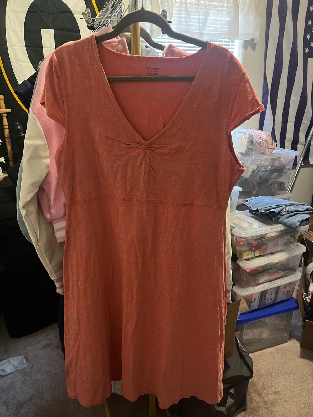 Toad & Co Coral V-Neck Twist Dress
